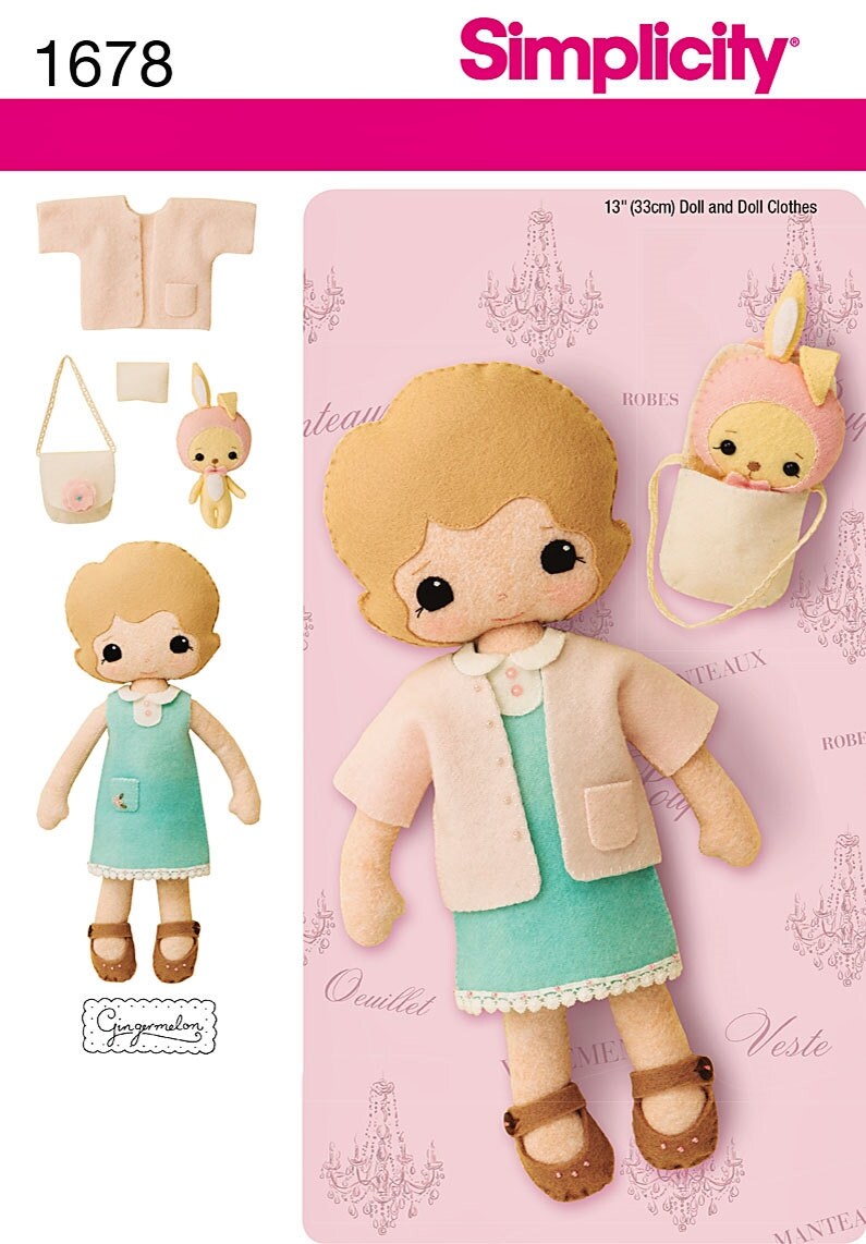 felt doll clothes