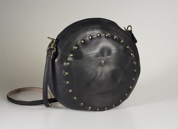 Lucy Handbag by Katcha Bilek - Ethical, Recycled, rubber, black, wheel ...