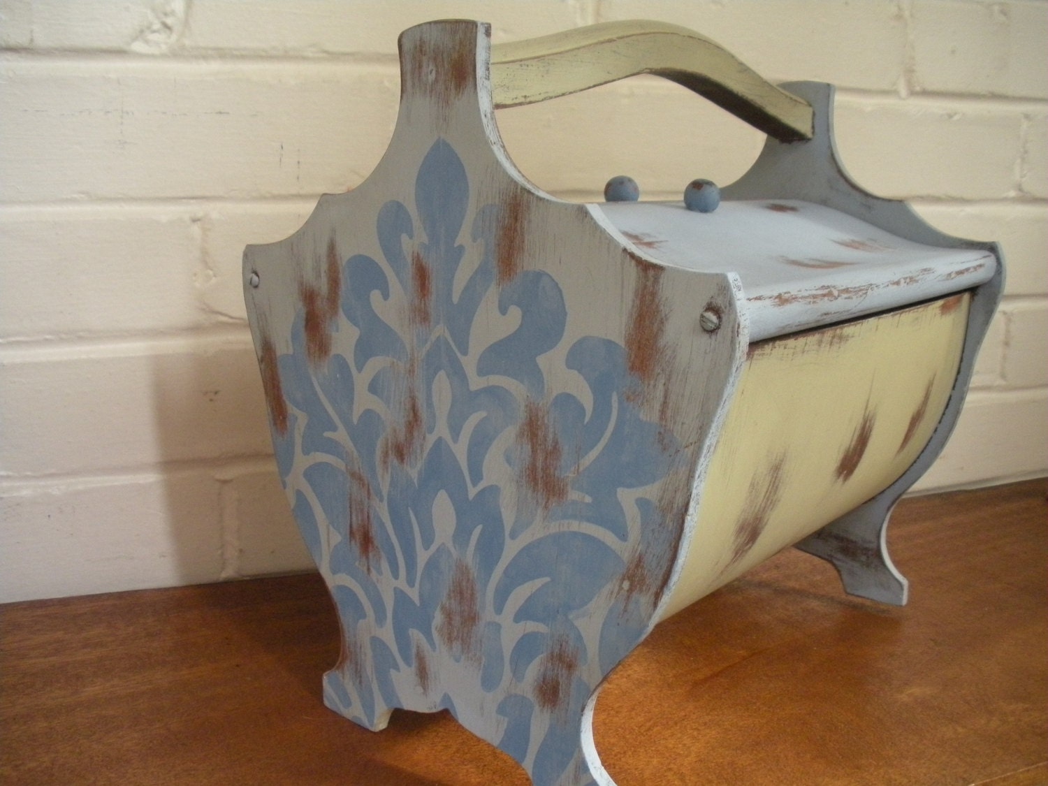 Upcycled Vintage Sewing Box