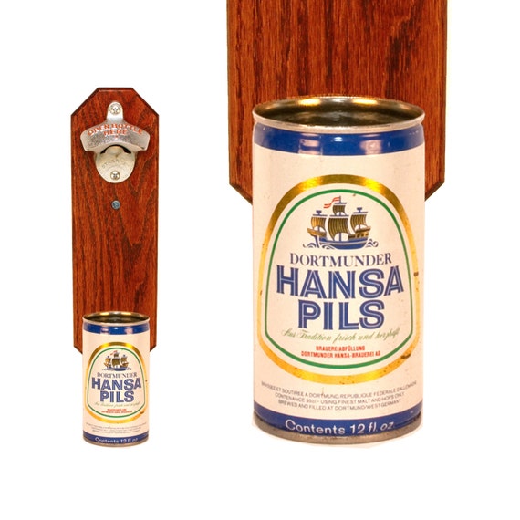 vintage german bottle opener Vintage Bottle Hansa Opener Cap Dortmunder German Can Beer with Pils