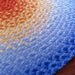 53" Sun rug,braided from recycled t-shirts