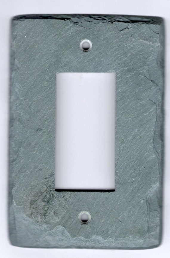Slate Switch Plate Outlet GFCI GFI Decora Cover Unique Vermont