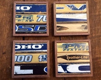 Hockey Stick Coasters (Set of 4)