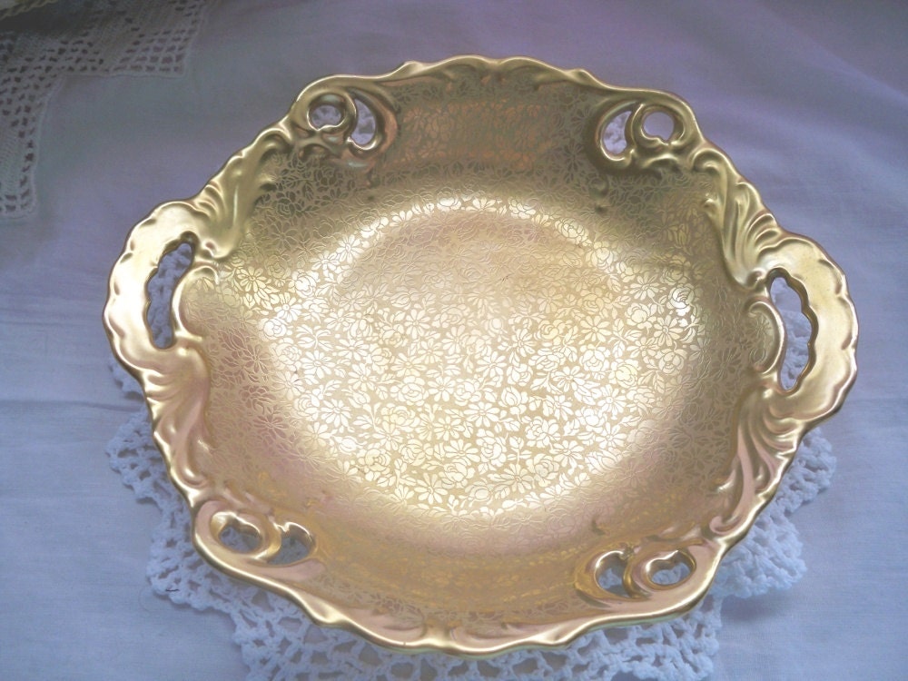Osborne 22K Gold Plated Plate