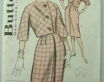 Vintage Butterick 9437 Pattern for a Jacket and Skirt