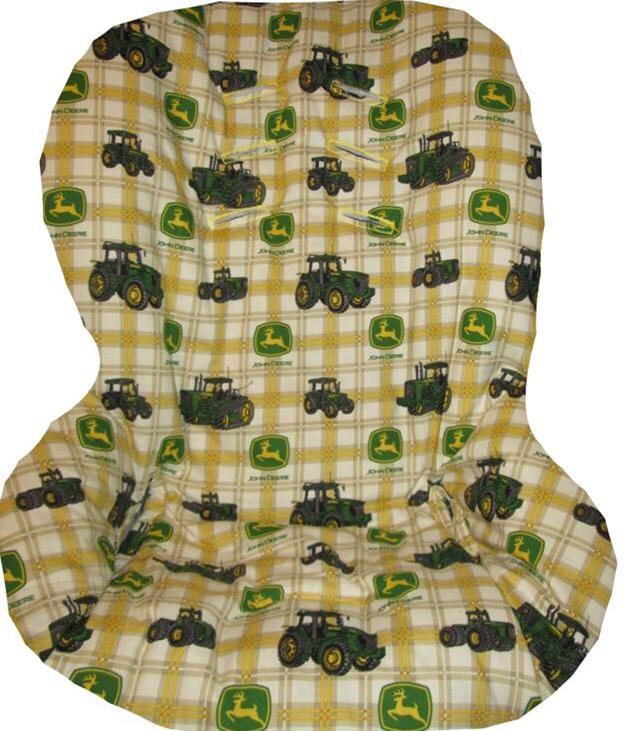 John Deere Plaid Car Seat Cover Fits Britax by flashybaby on Etsy
