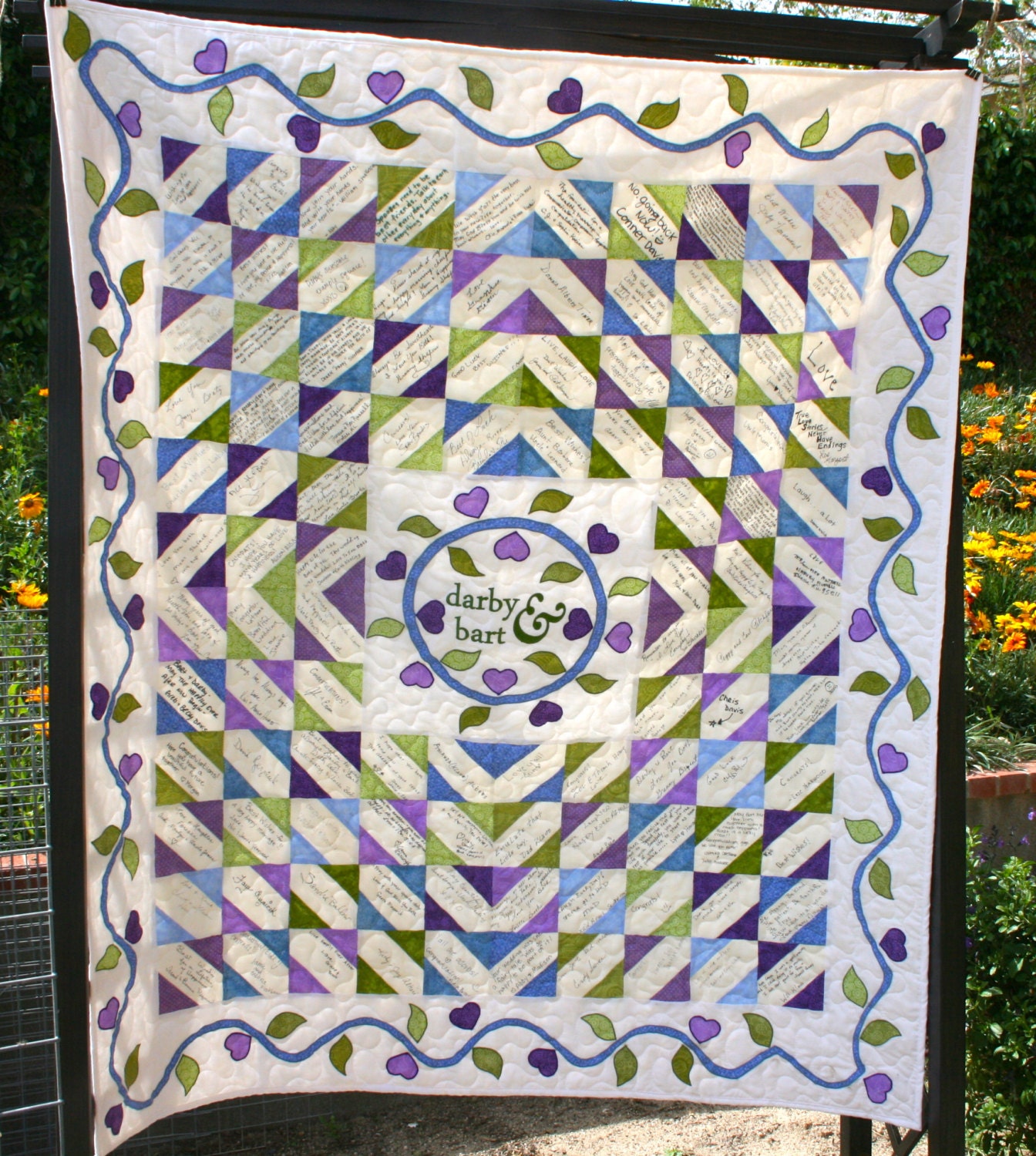 Deposit on a Signature Guest Book Quilt Great for weddings