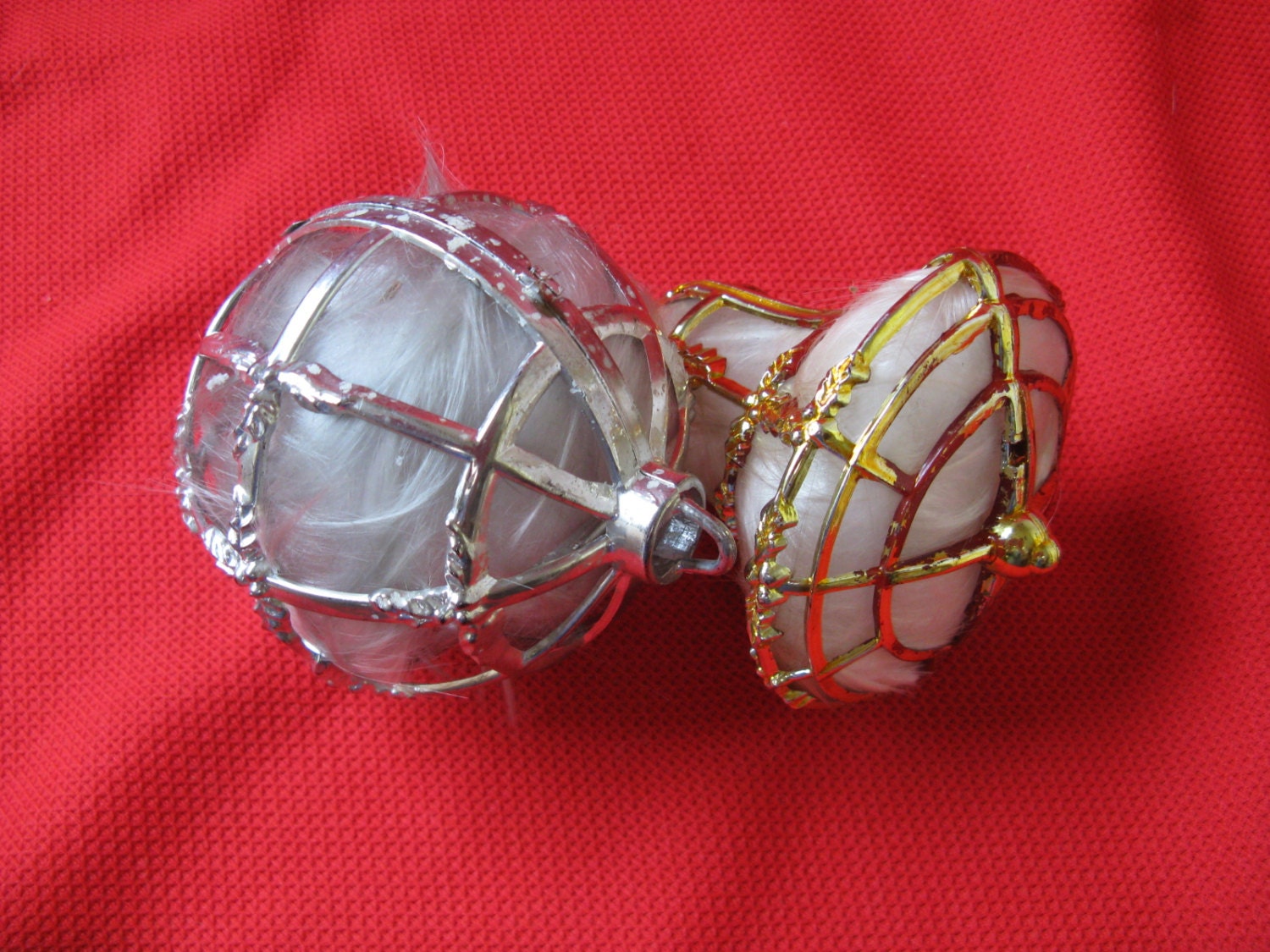christmas ornaments mid century plastic angel hair bell angel