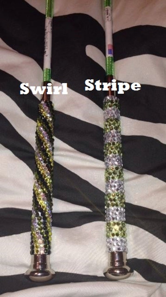 Bling Show Pig Whips with White Handle & Chrome Tip Etsy