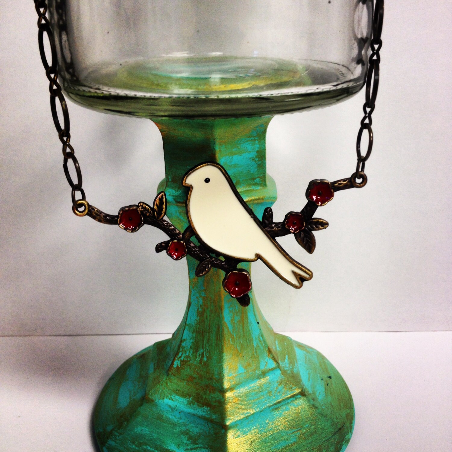 Woodstock Bird Enamel Necklace