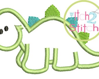 Dinosaur Applique Design 4x4, 5x7 & 6x10 INSTANT DOWNLOAD now available