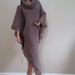 Unique long poncho