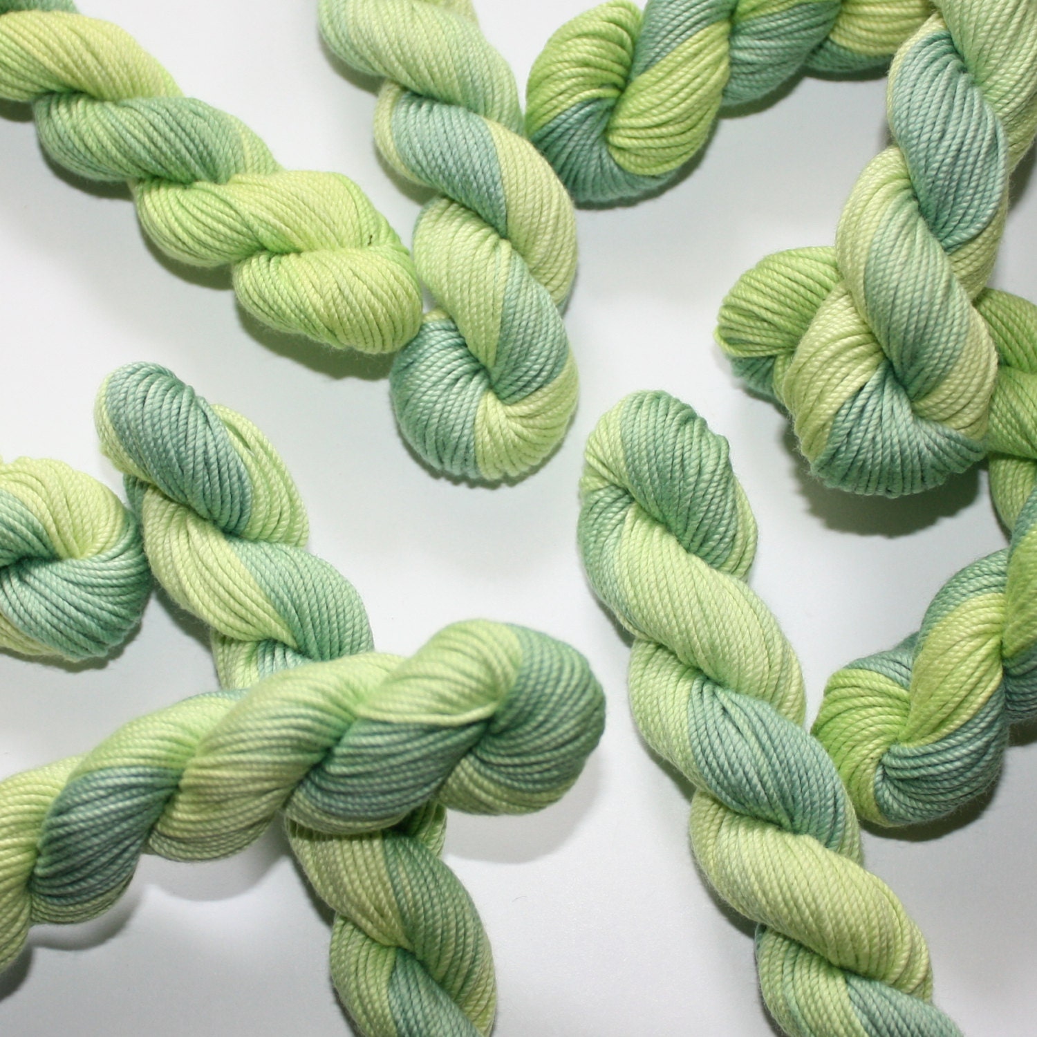 Hand Dyed Embroidery Thread Cotton Twist Yarn Variegated