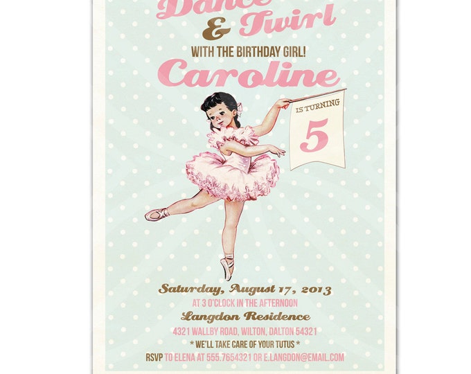 Food Tent Cards, Ballerina Themed, Customizable Menu, Printable Buffet Signs