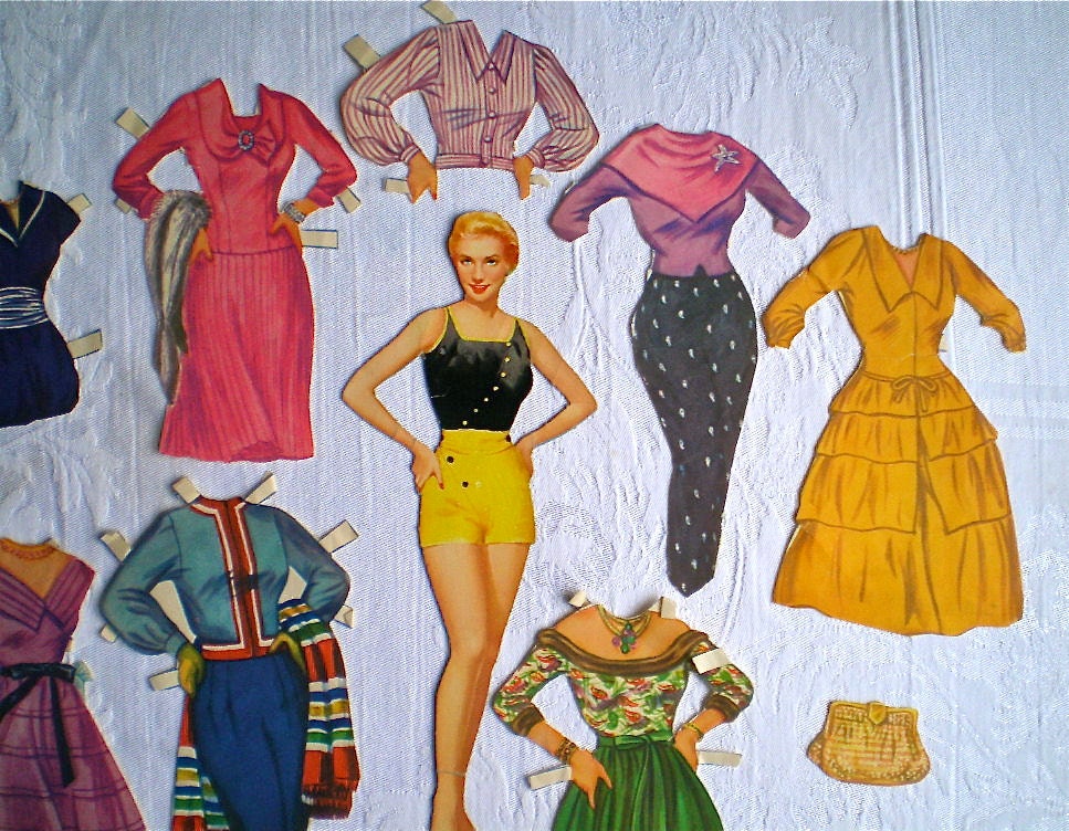 1950s paper dolls