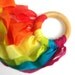 Waldorf PLAY SILK Kite, Dancing Ribbon Streamer Rainbow Whirligig Toy