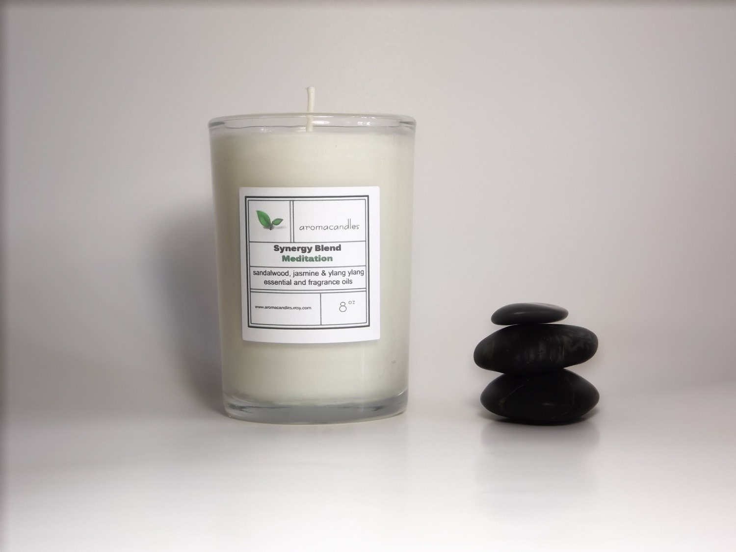 Meditation Synergy Blend Soy Candle True aromatherapy, pure essential