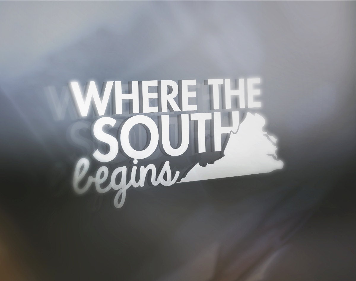 Virginia Begins Window Decal