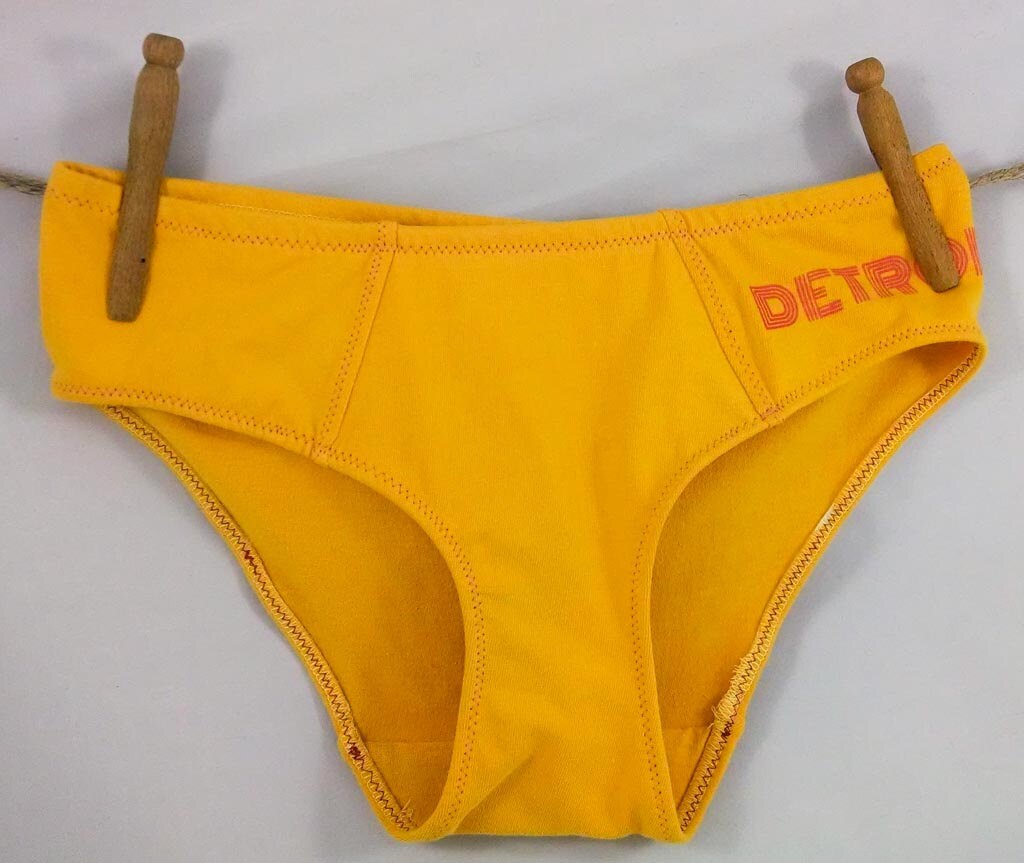 Detroit Yellow BoyCut Underwear Recycled Cotton Women's 4 Ready