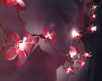 White flower string lights for party and decoration 20 by ginew