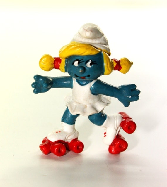 old smurf figurines