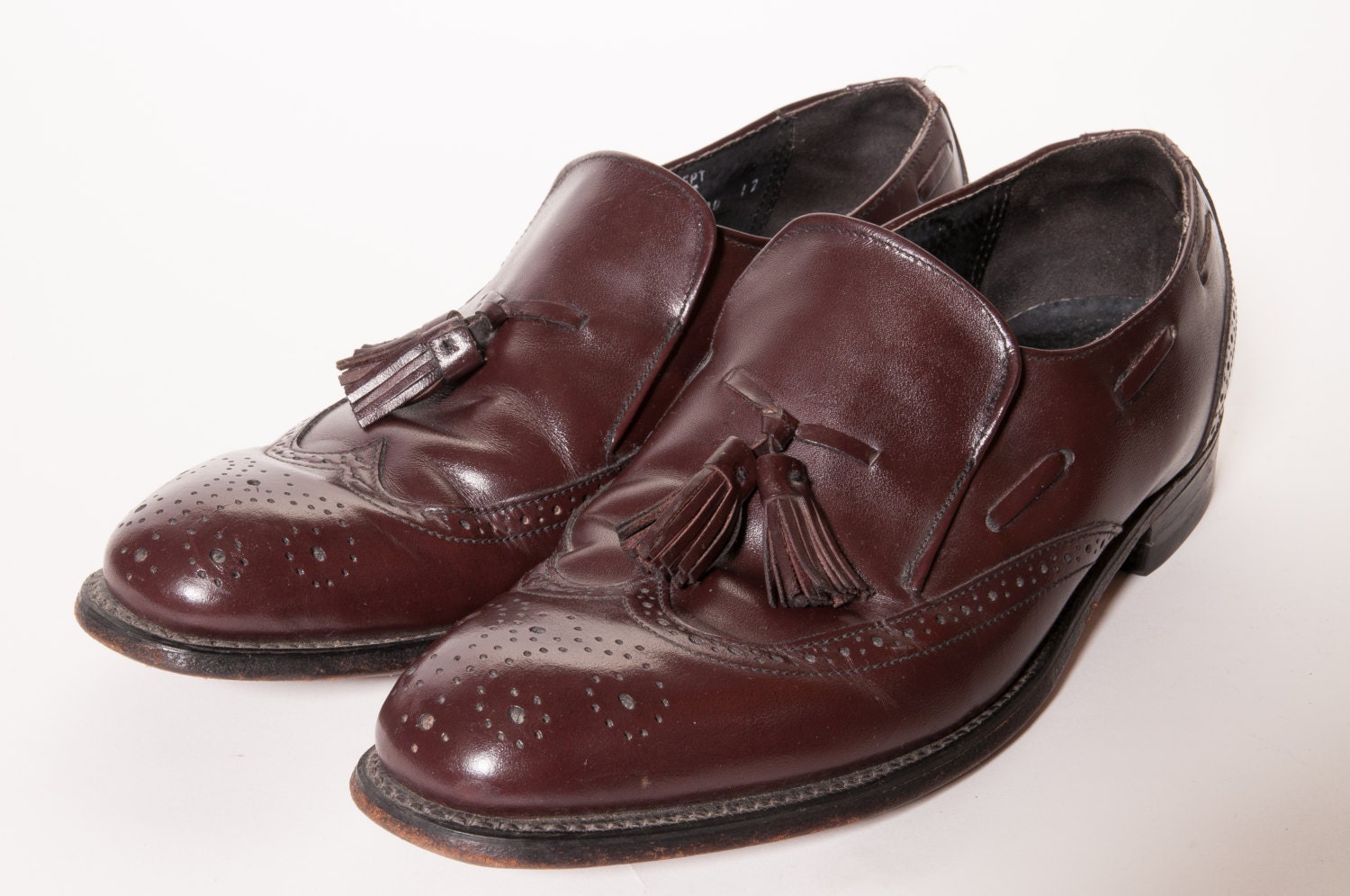 Wingtip Tassel Loafers Size 8.5 D