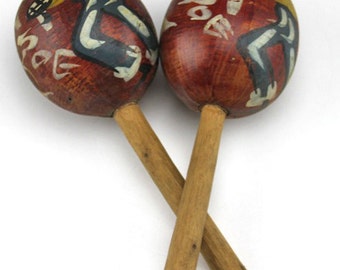 Popular items for wood maracas on Etsy