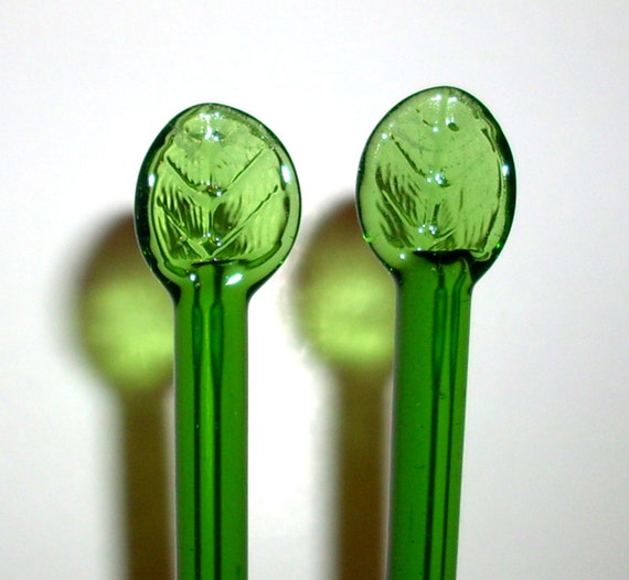 Pyrex Glass Knitting Needles Hand Crafted in the USA Size