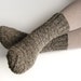 Warm Hand Knitted Woolen Socks - 100% Natural Wool - Winter Clothing