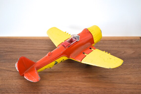 old metal toy planes