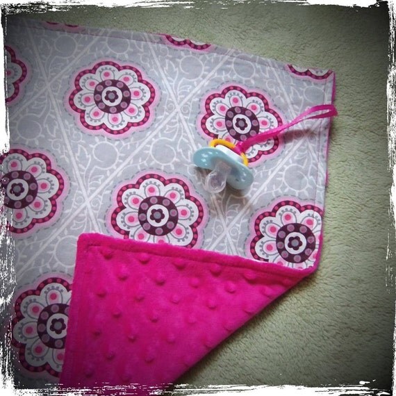 Baby Minky Binky Blanky by AbyLicious on Etsy