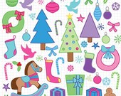 60% OFF SALE Christmas Clip Art - Holiday Clipart Royalty Free Digital Image Download Il_170x135