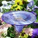 Bridal Shower Gift, Butterfly feeder, stained glass, copper, Lavender, Iridescent, Bird Feeder, Garden Art
