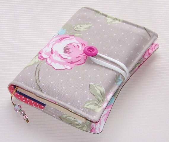 Bible Jacket English Rose Pink Fabric