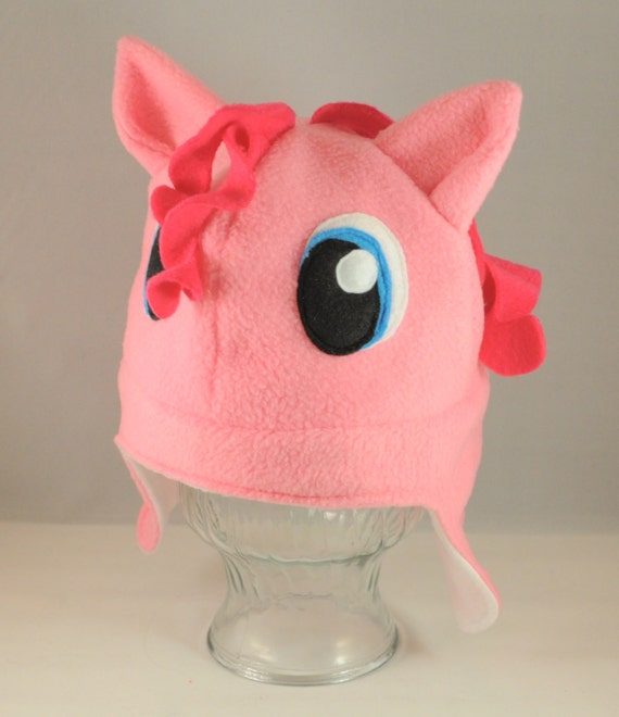 Pinkie Pie My Little Pony Inspired Fleece Hat by TheCraftEGalShop