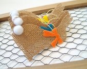 SALE Natural Burlap Cottontail Bunny Bunting Garland Il_170x135