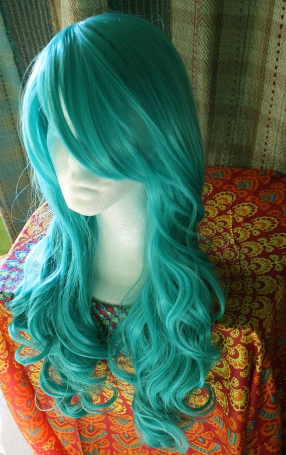 Blue Wig is $75 on Etsy shop Cloud 9 Jewels Blue Hair Wig Cloud9Jewels Etsy Shop