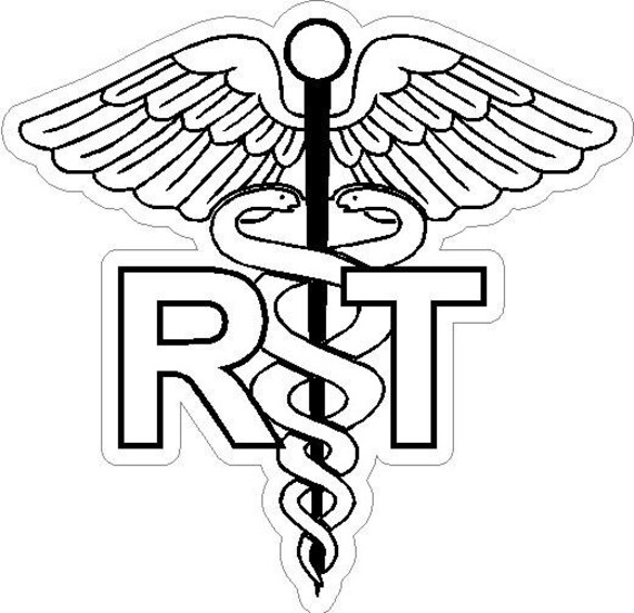 6 Rt Technician Caduceus Snake Medical Symbol Vinyl