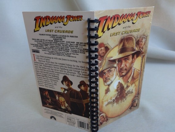 Indiana Jones And The Last Crusade Vhs Notebook