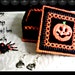 Pumpkin Earings N Trinket Box