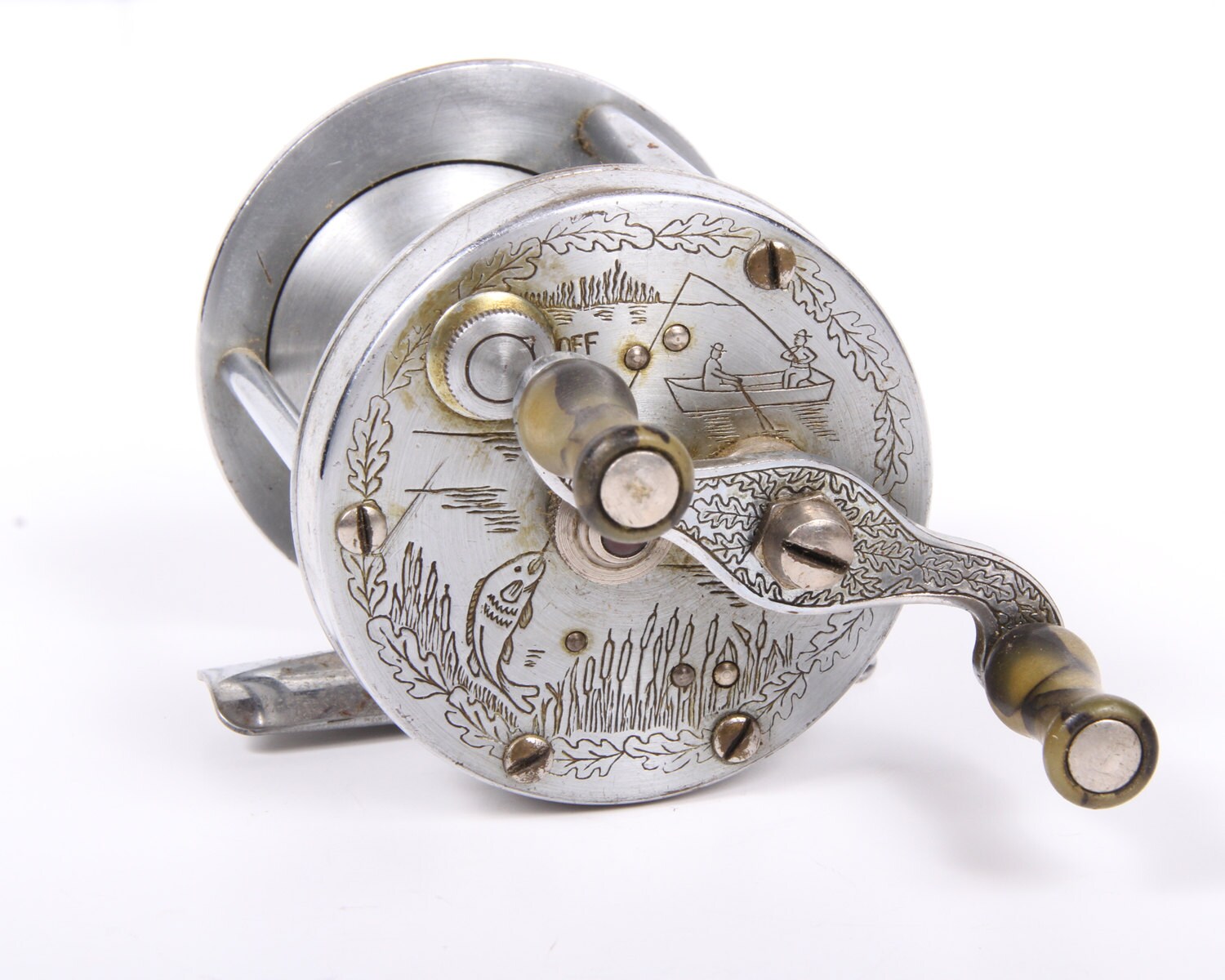 Vintage Fishing Reel Mohawk Fishing Reel by Bronson Reel Co.