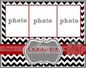 Items similar to Christmas Card Template with Personalization on Etsy