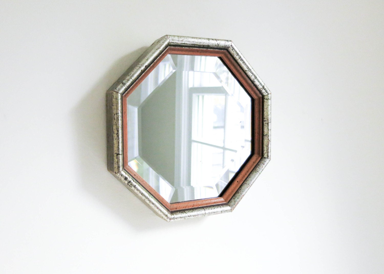Vintage Ethan Allen Mirror Distressed Wood & by NewportRoad