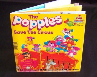 Vintage Popples Book - The Popples Save the Circus - 1986