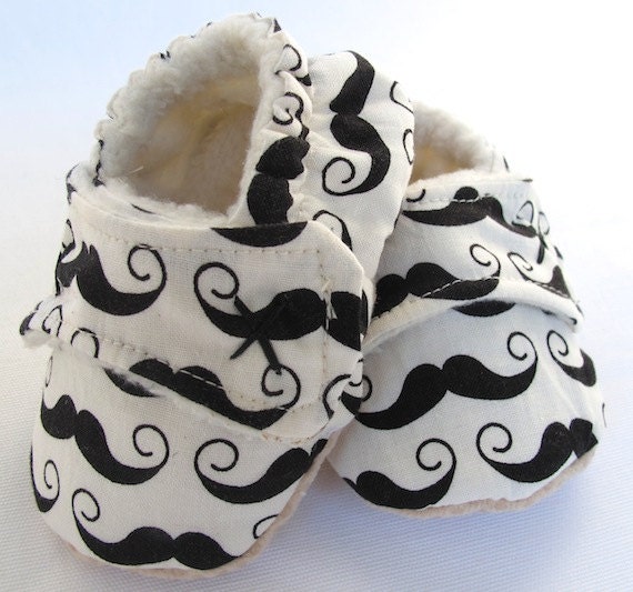 Boys Baby Booties Boys Baby shoes Fleece lined by