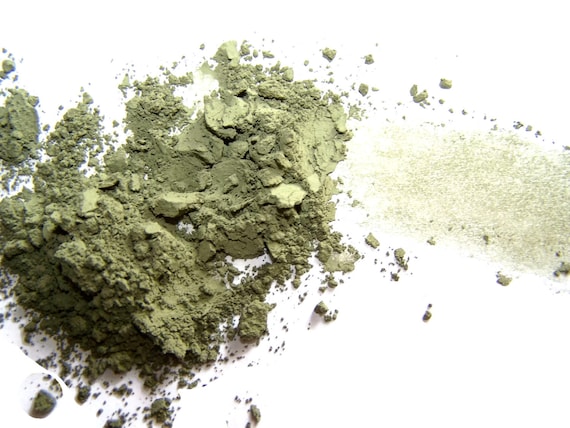 Mineral Makeup - Mineral Vegan Eyeshadow - Everlasting Matte Finish Eyeshadow -  Dark Green Eyeliner