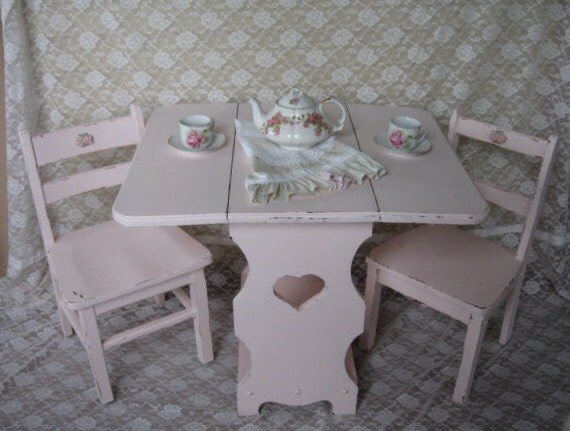 shabby chic kids table and chair set activity table little shabby chic kids table and chair set activity table little