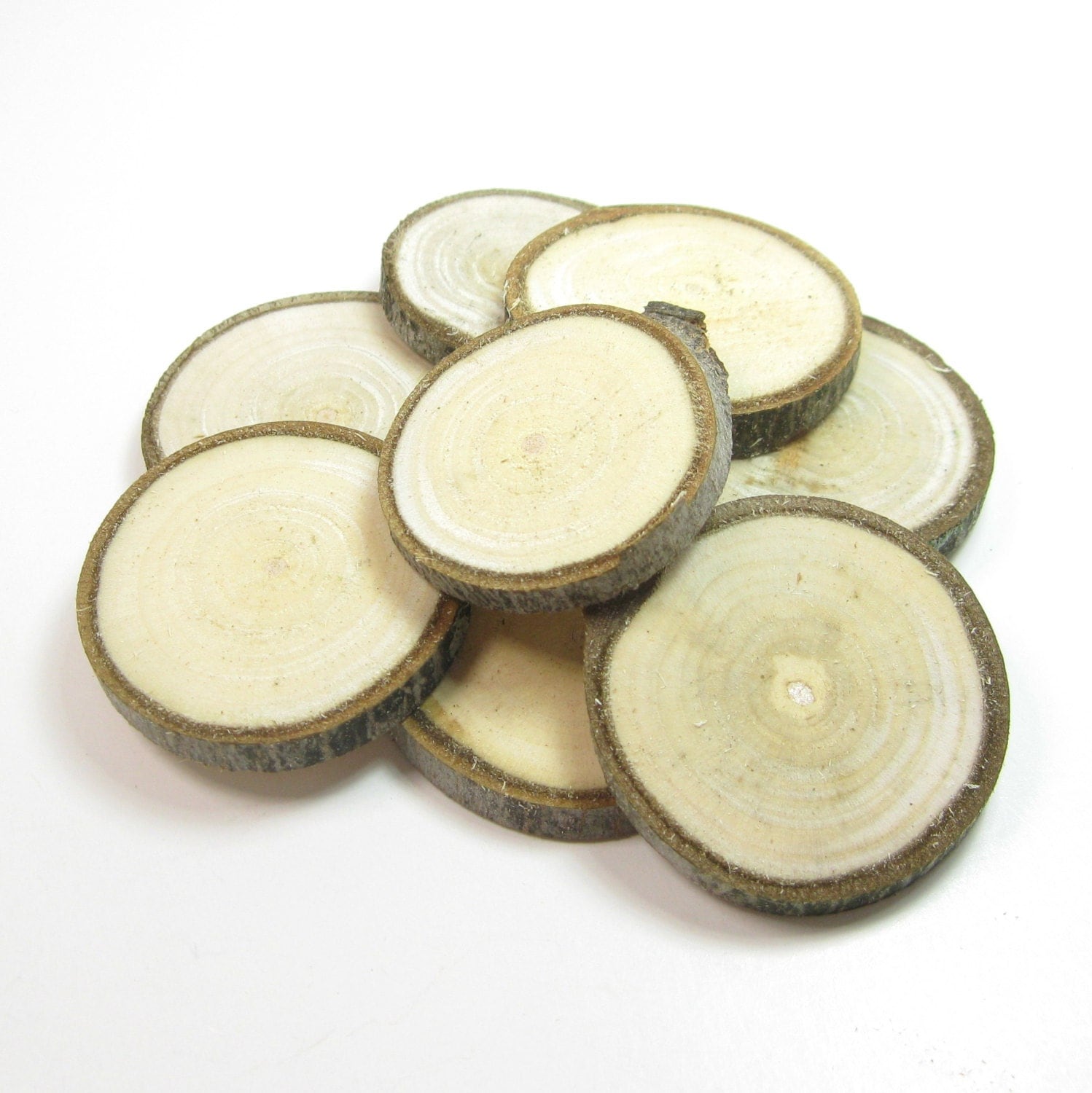 Wood Discs Unfinished Wood Slices Wedding DIY by BeadsByDawn