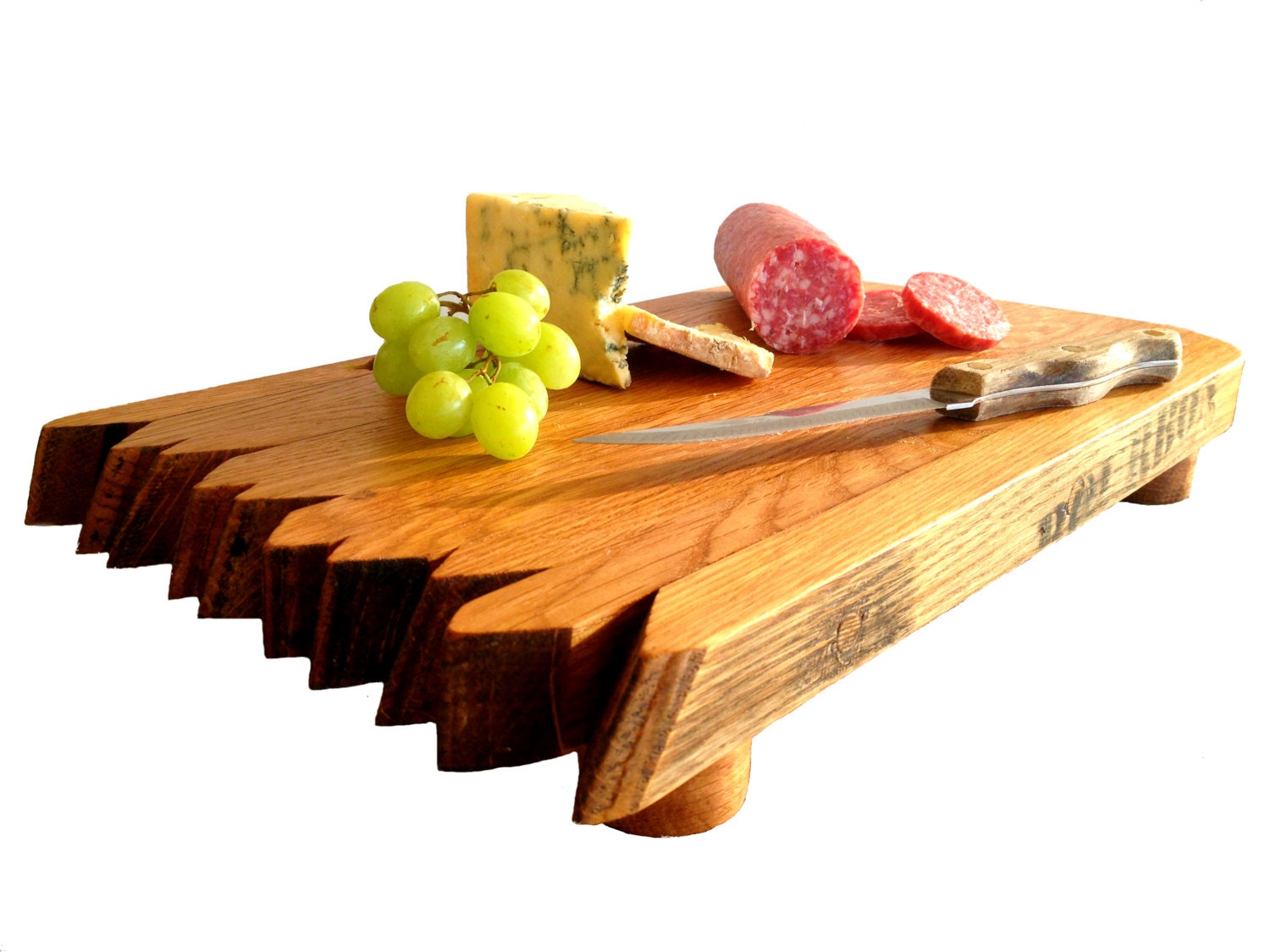 Bourbon & Wine Barrel Cutting Boards Cheese by