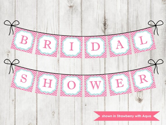 Bridal Shower Banner Template